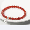 Bracelet agate rouge