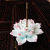 Porte-encens en céramique Fleur de Lotus