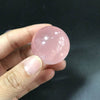 Sphère en pierre naturelle de Quartz Rosé